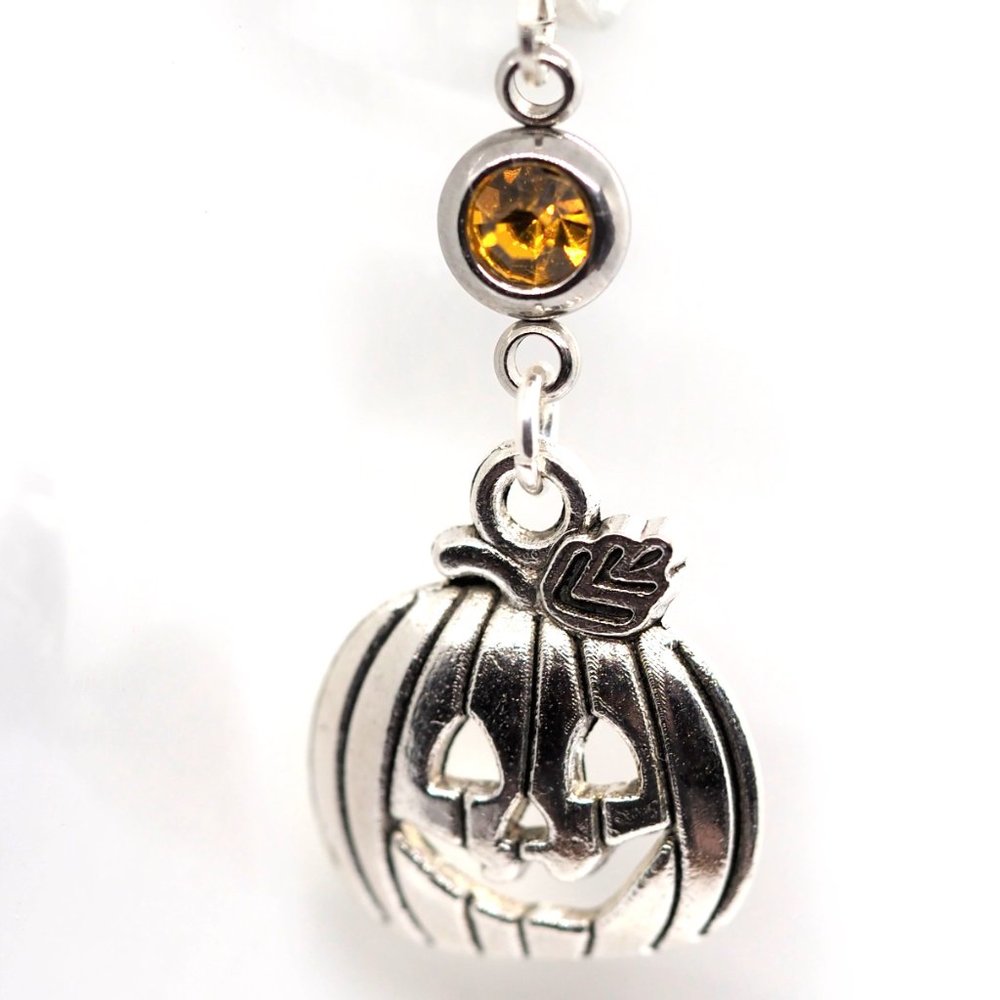 Yellow Pumpkin Earrings